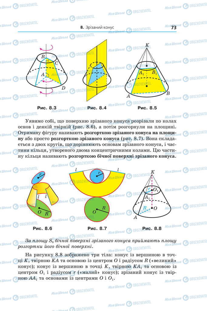 Підручники Геометрія 11 клас сторінка 73