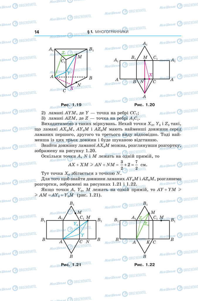 Підручники Геометрія 11 клас сторінка 14