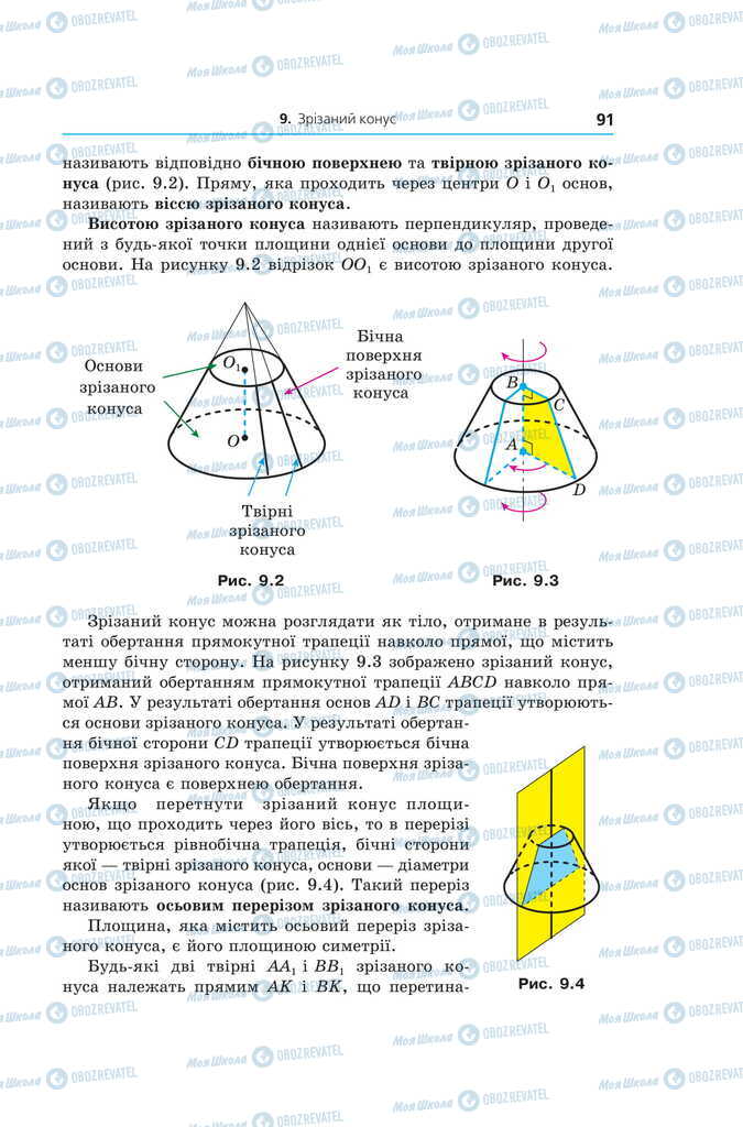 Підручники Геометрія 11 клас сторінка 91