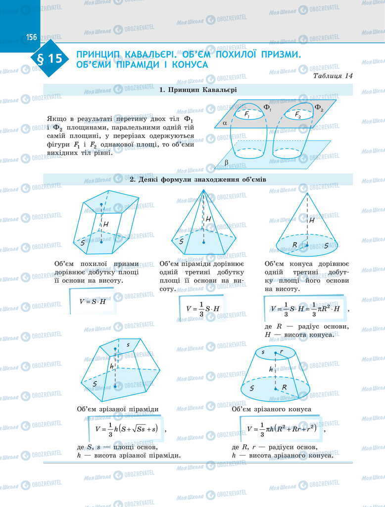 Учебники Геометрия 11 класс страница  156