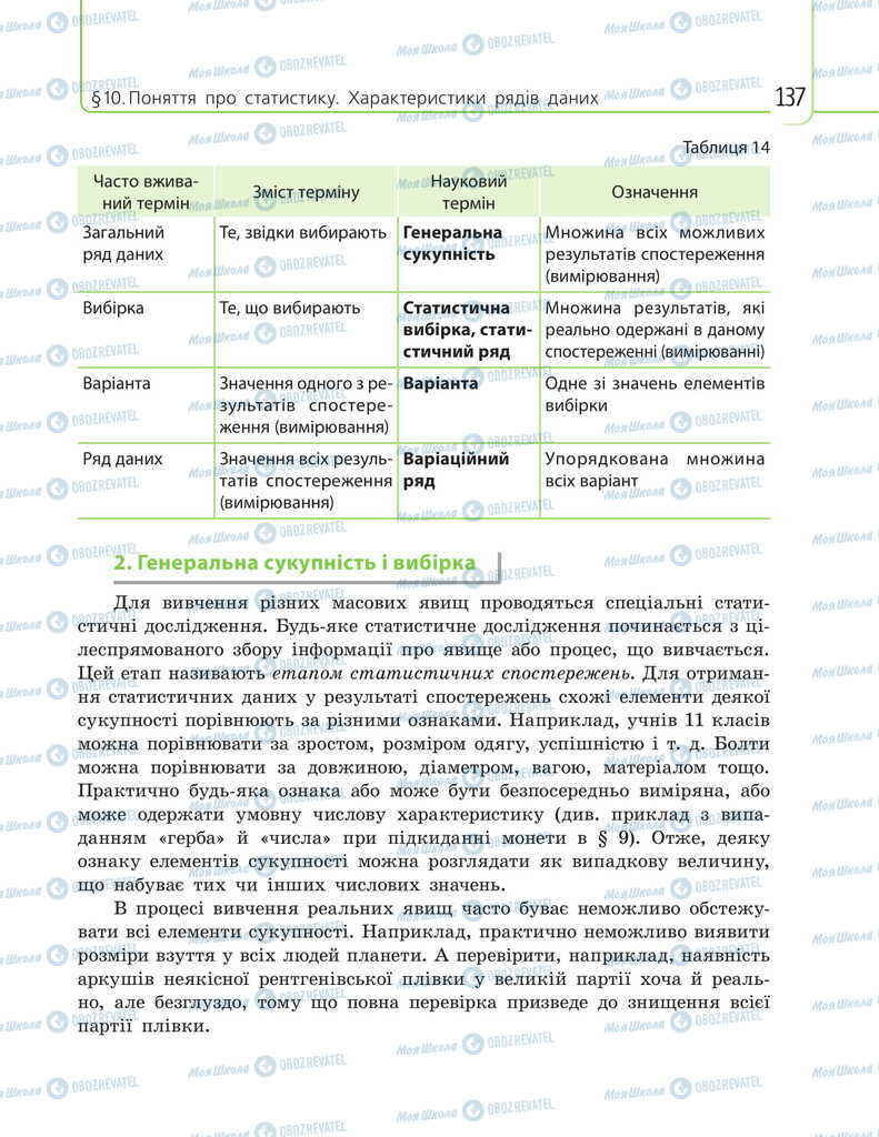 Учебники Математика 11 класс страница 137