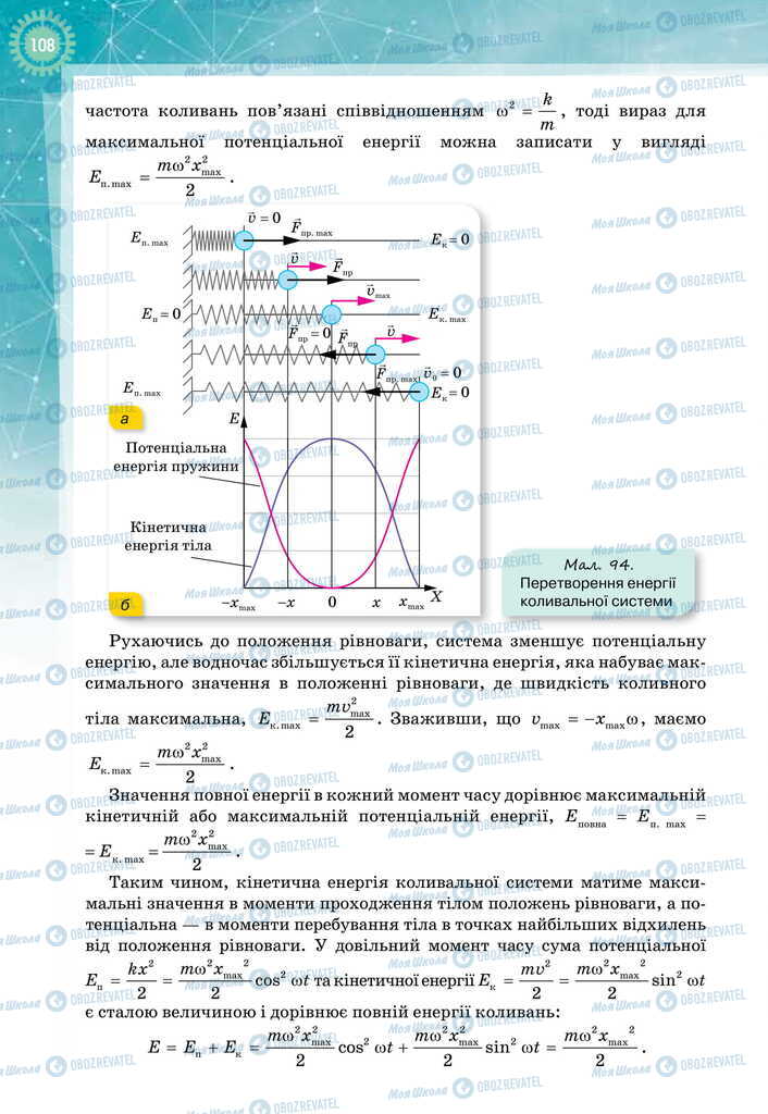 Підручники Фізика 11 клас сторінка 108