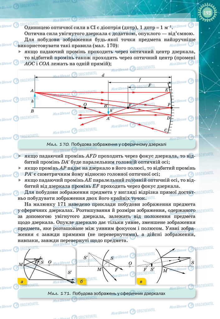 Підручники Фізика 11 клас сторінка 193