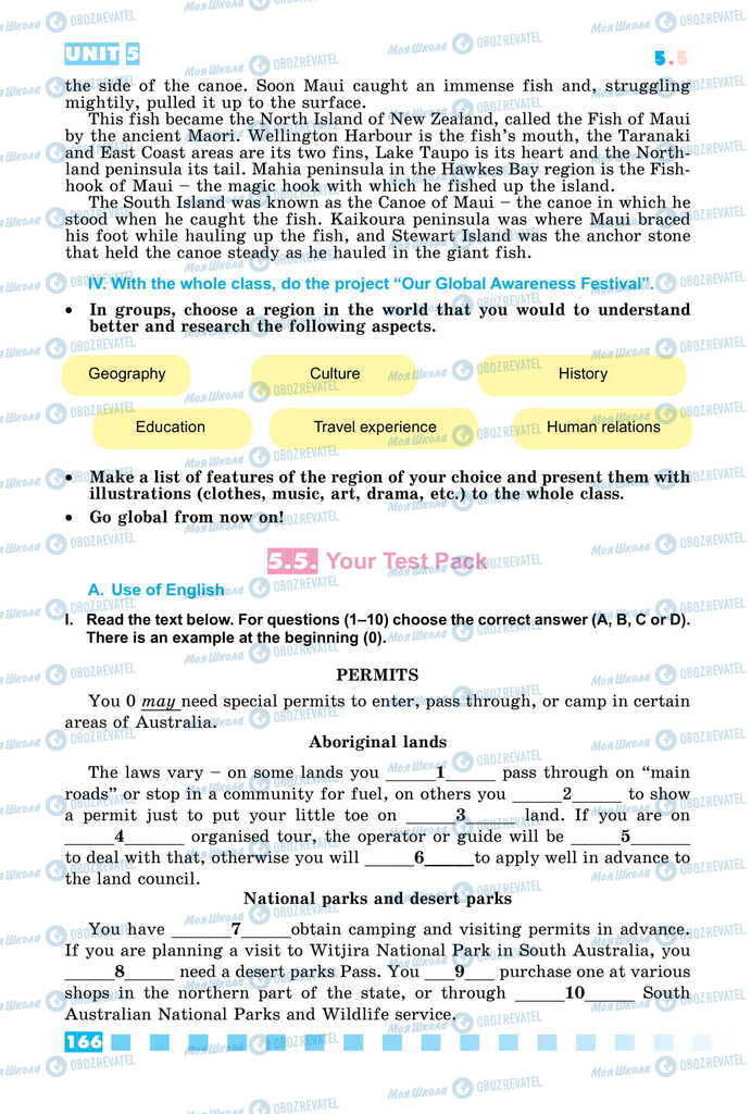 Підручники Англійська мова 11 клас сторінка 166