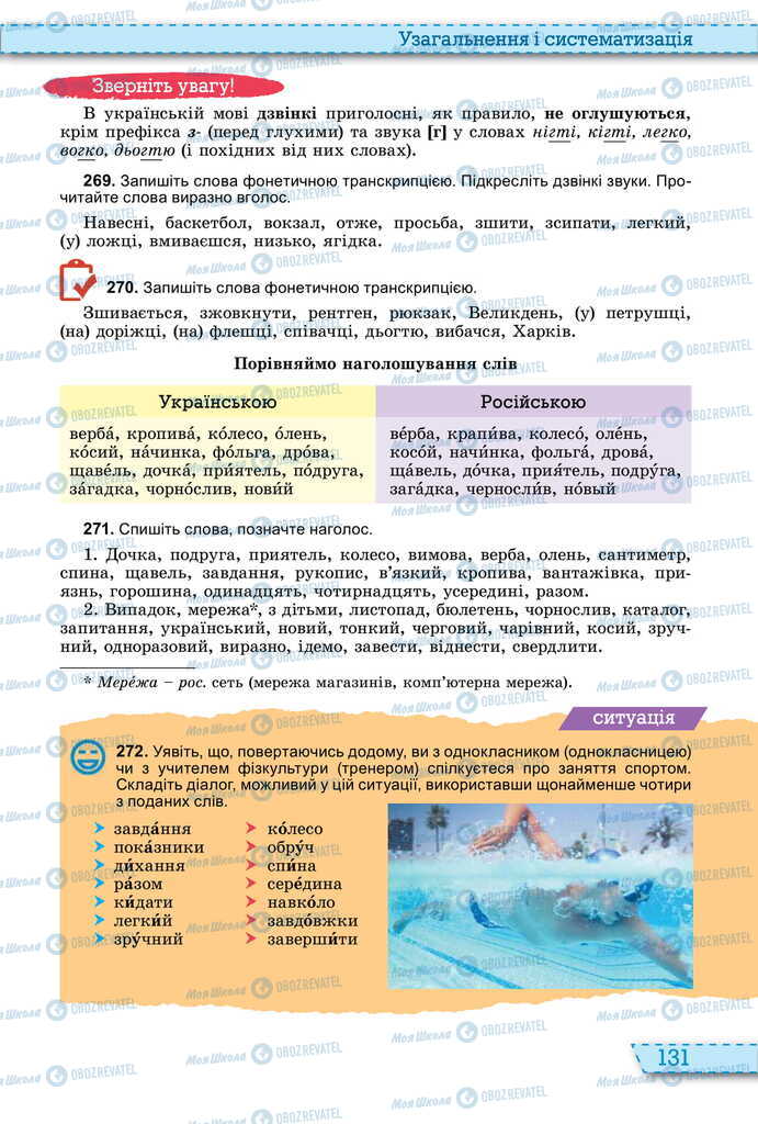 Підручники Українська мова 11 клас сторінка 131