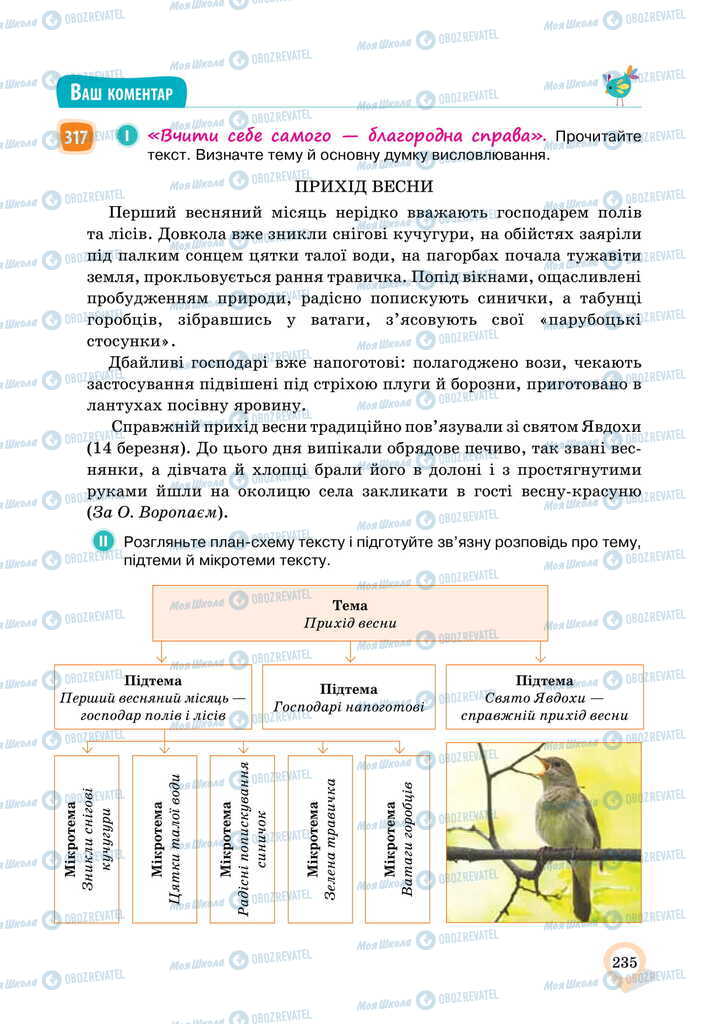 Учебники Укр мова 11 класс страница 235