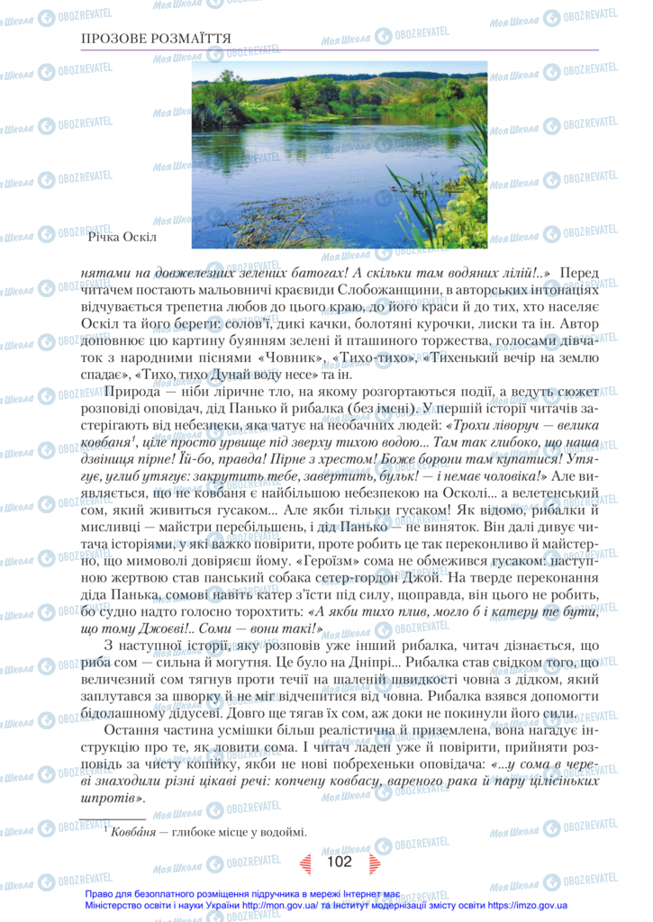 Підручники Українська література 11 клас сторінка 102