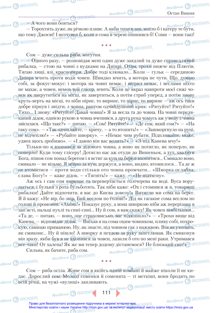 Підручники Українська література 11 клас сторінка 111