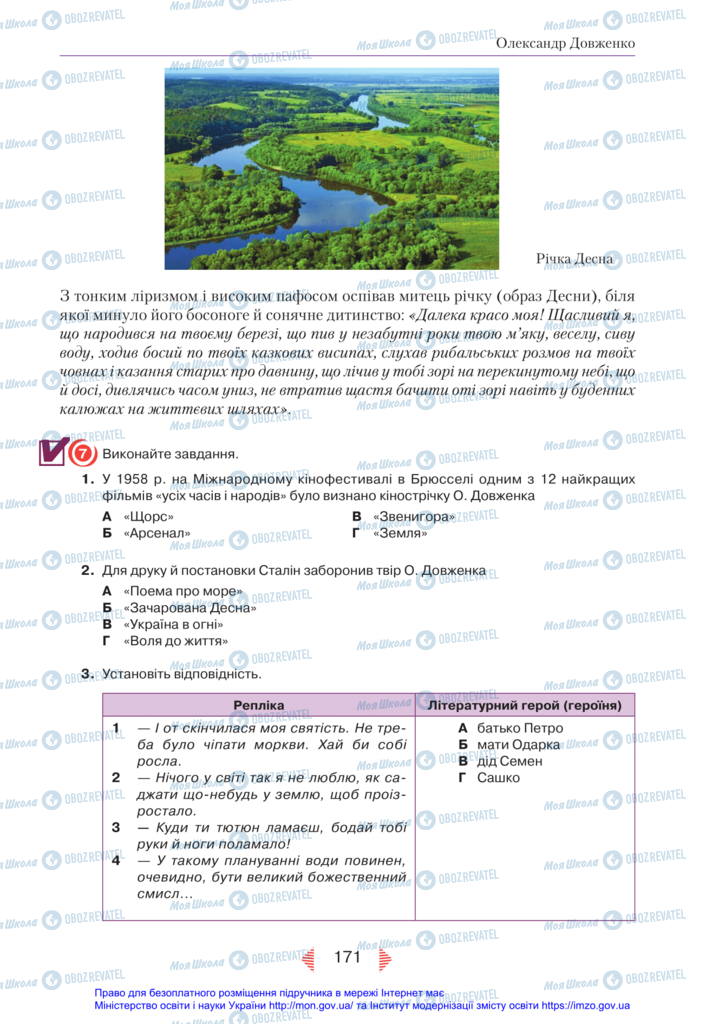 Підручники Українська література 11 клас сторінка 171