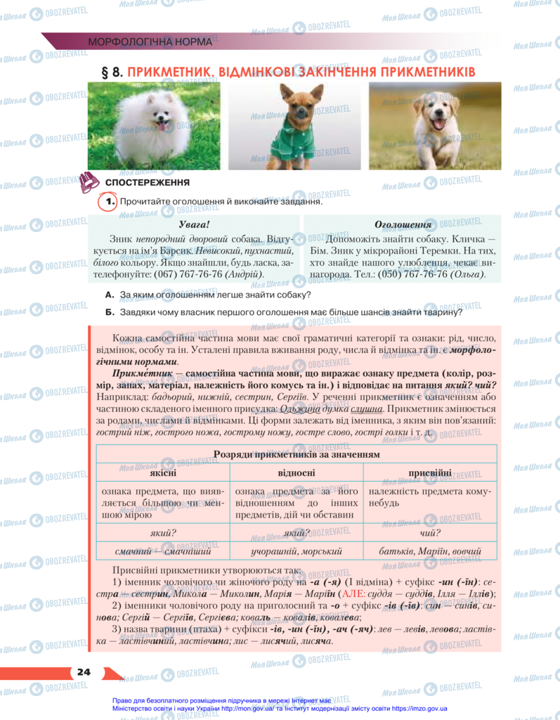 Підручники Українська мова 11 клас сторінка  24