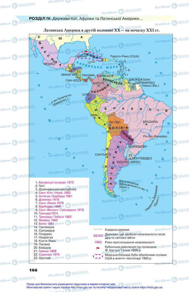 Підручники Всесвітня історія 11 клас сторінка 166