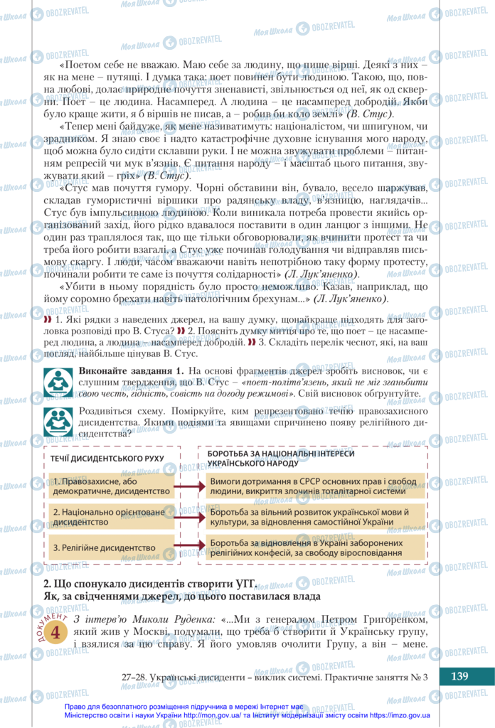 Підручники Історія України 11 клас сторінка 139