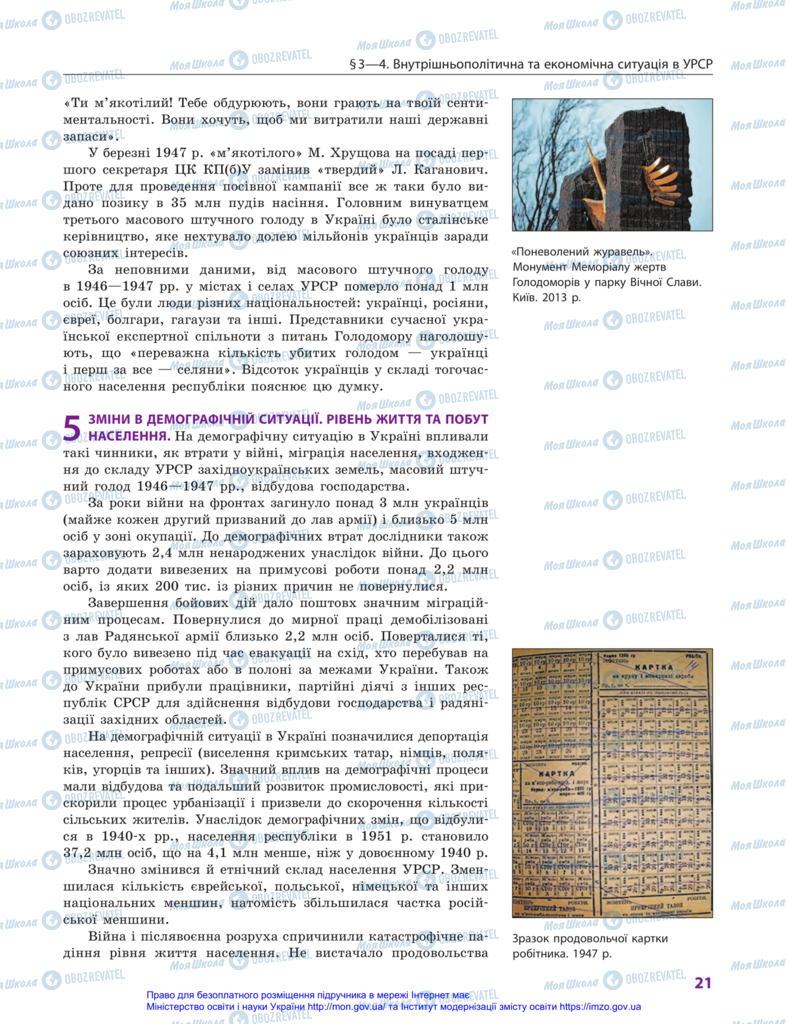 Підручники Історія України 11 клас сторінка 21