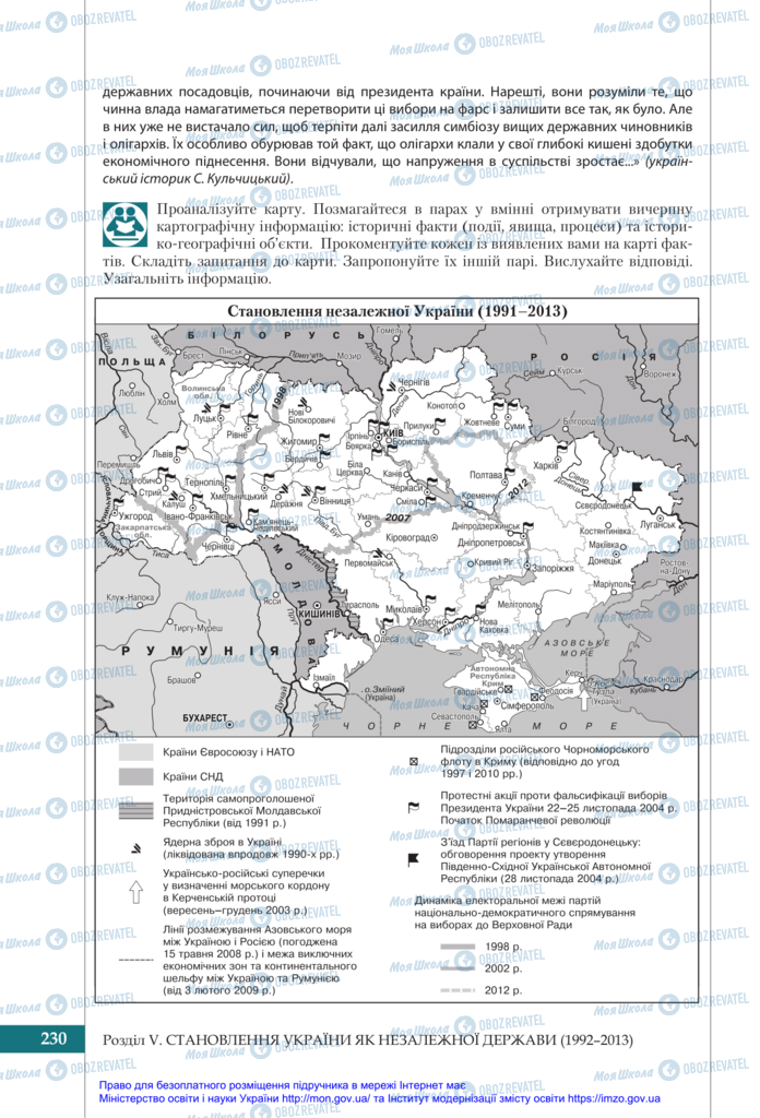 Підручники Історія України 11 клас сторінка 230