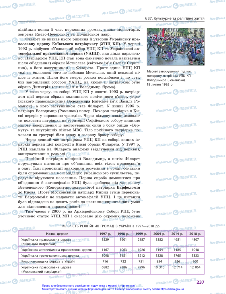 Підручники Історія України 11 клас сторінка 237