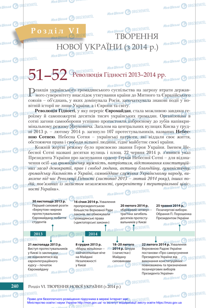 Учебники История Украины 11 класс страница  240