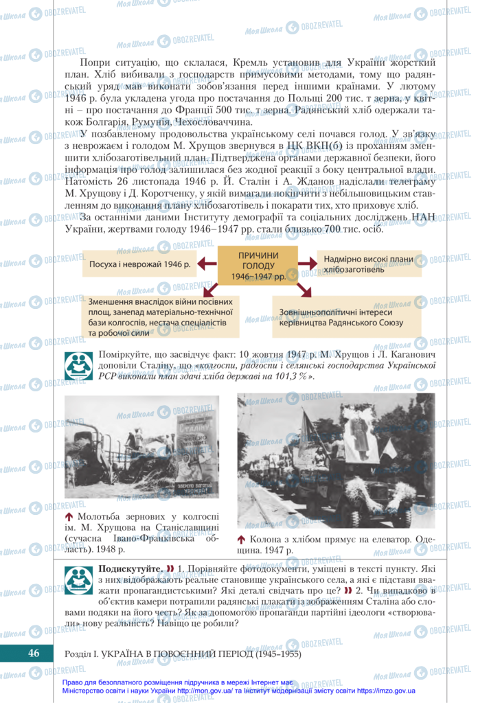 Підручники Історія України 11 клас сторінка 46