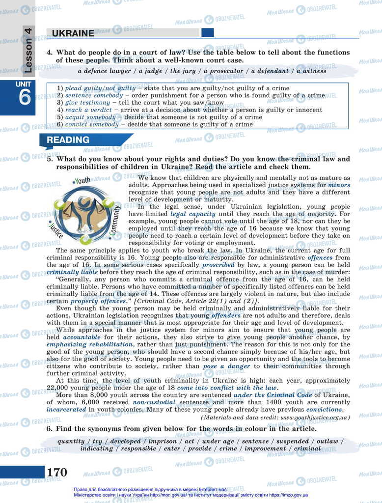 Підручники Англійська мова 11 клас сторінка 170