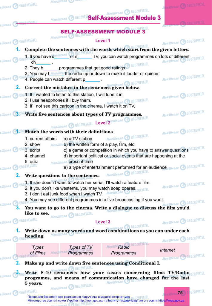 Підручники Англійська мова 11 клас сторінка 75