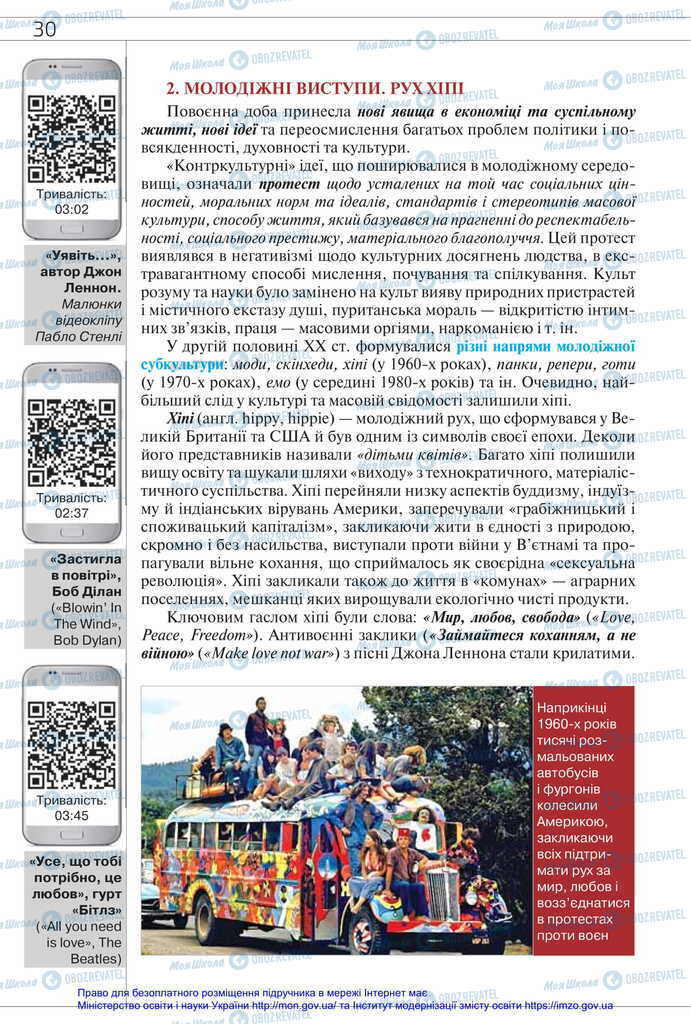 Підручники Всесвітня історія 11 клас сторінка 30