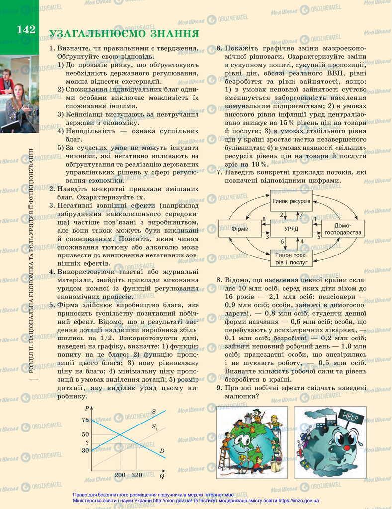 Учебники Экономика 11 класс страница 142