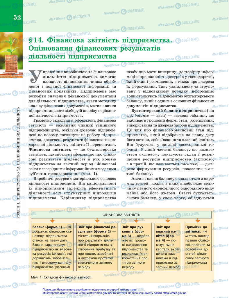 Підручники Економіка 11 клас сторінка 52