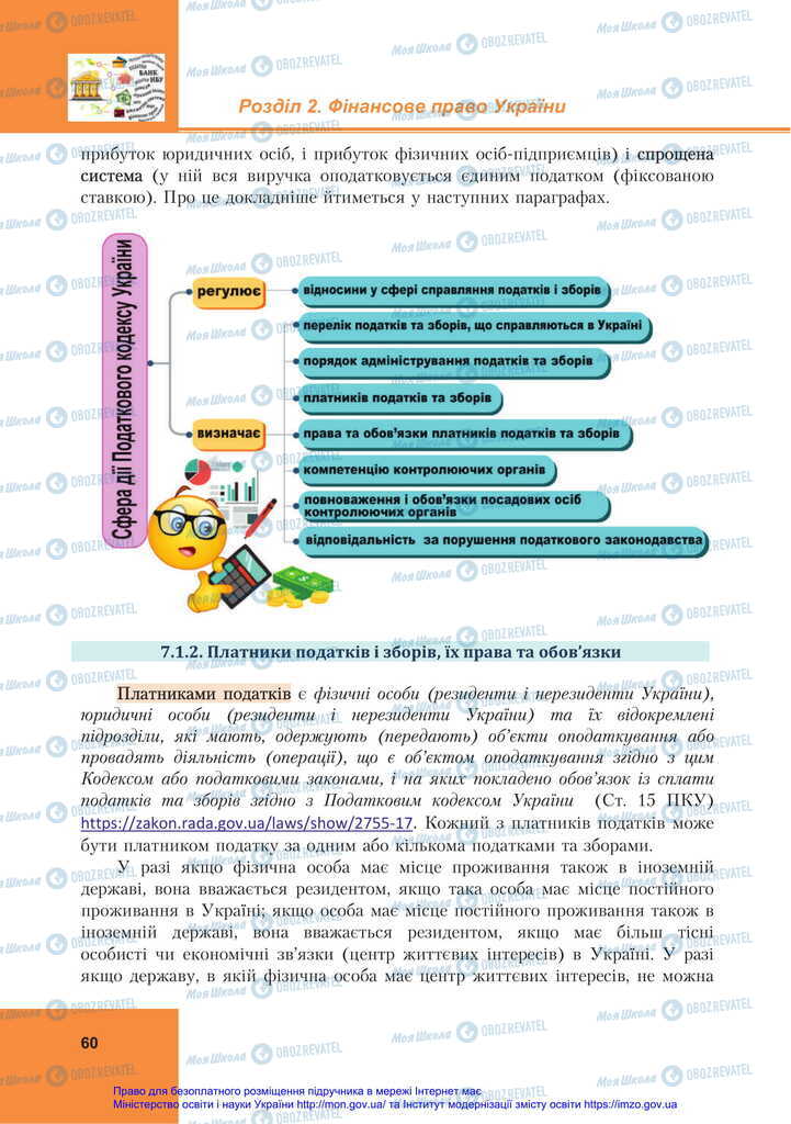 Підручники Правознавство 11 клас сторінка 60