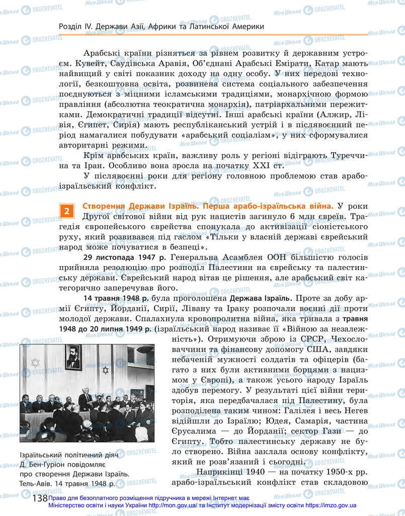 Підручники Всесвітня історія 11 клас сторінка 138