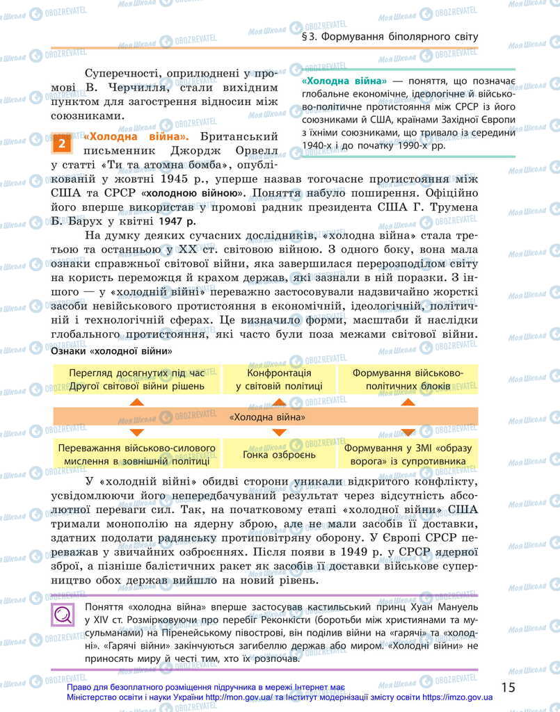 Підручники Всесвітня історія 11 клас сторінка 15