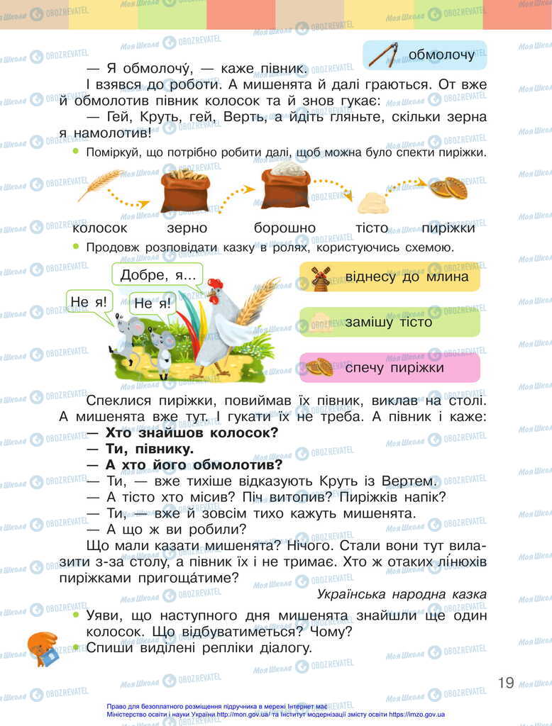 Підручники Українська мова 2 клас сторінка 19