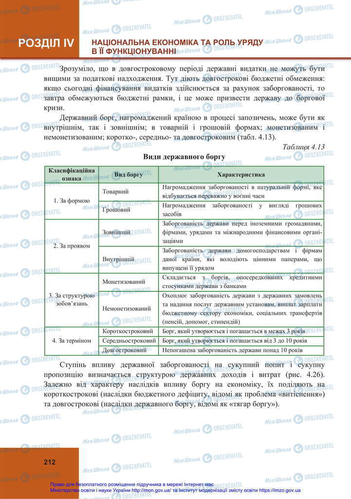 Учебники Экономика 11 класс страница 212