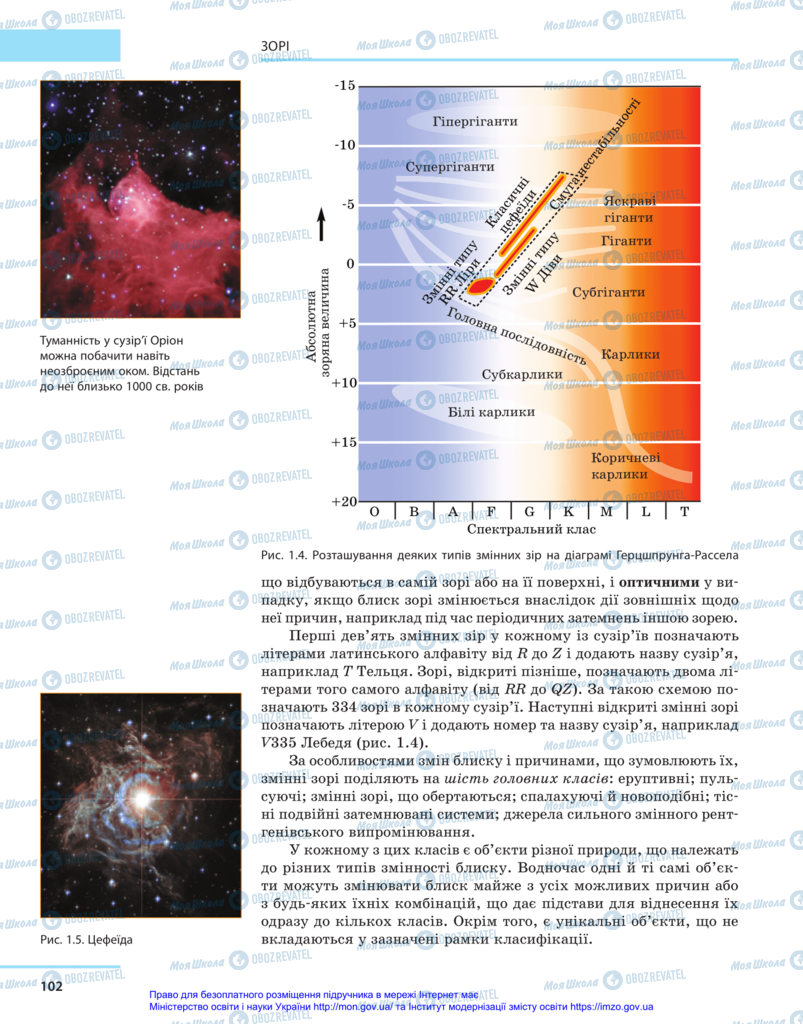 Учебники Астрономия 11 класс страница 102