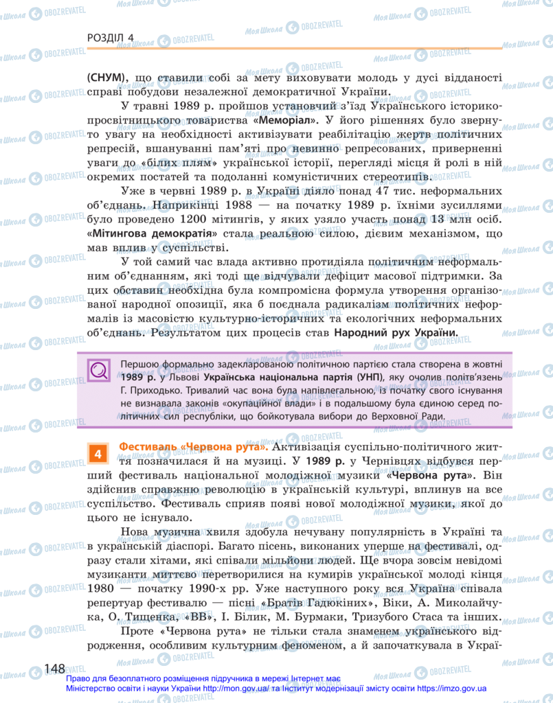 Підручники Історія України 11 клас сторінка 148