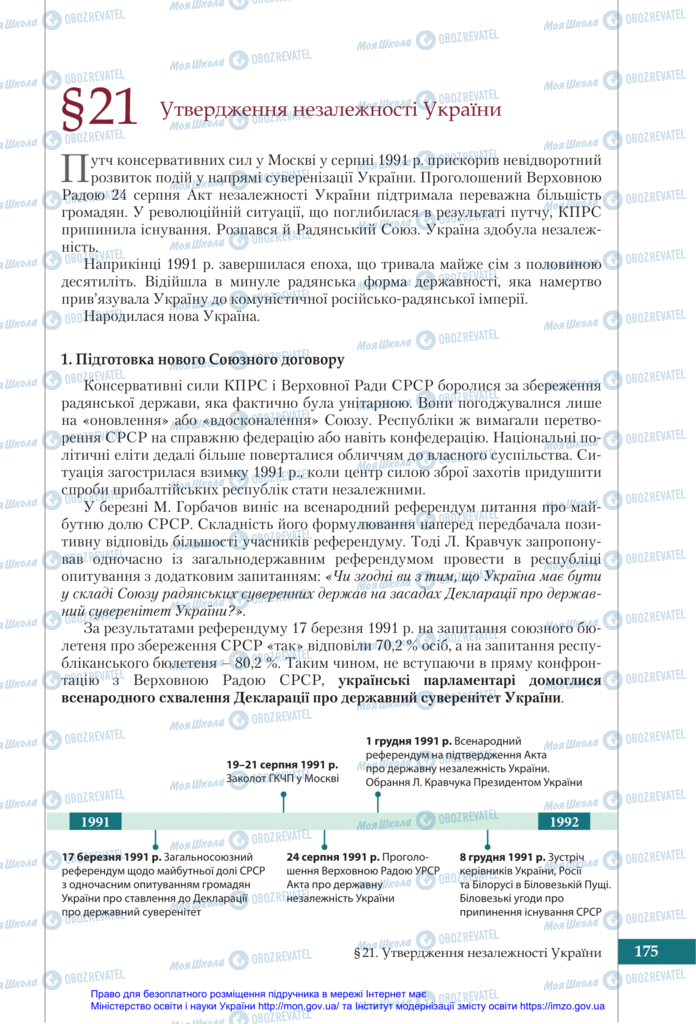 Підручники Історія України 11 клас сторінка 175