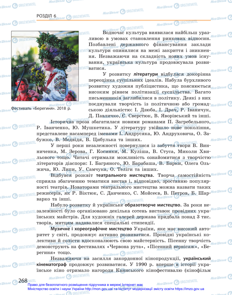 Підручники Історія України 11 клас сторінка 268
