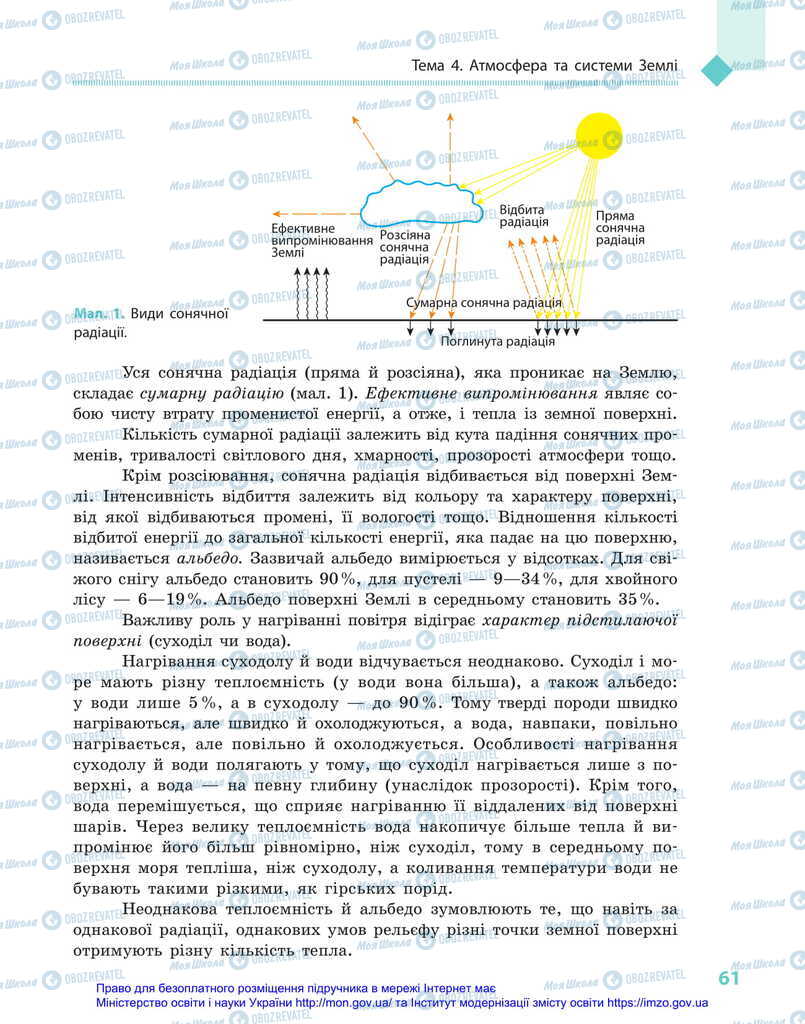 Учебники География 11 класс страница 61