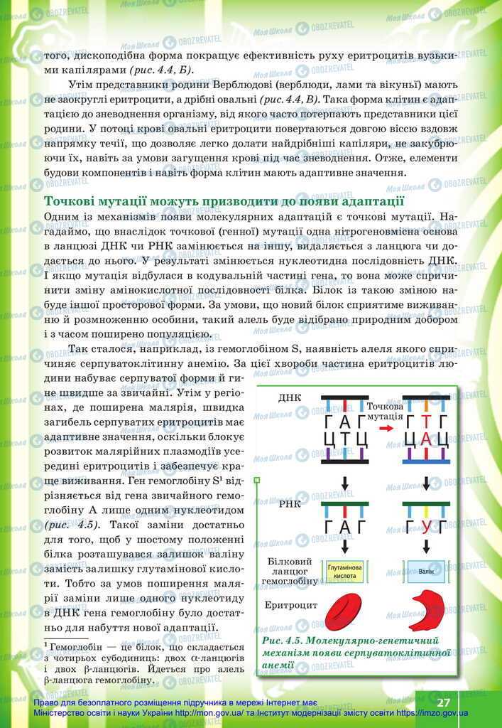 Учебники Биология 11 класс страница 27