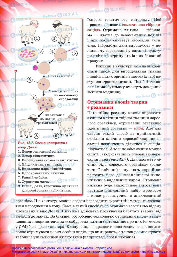 Підручники Біологія 11 клас сторінка 280