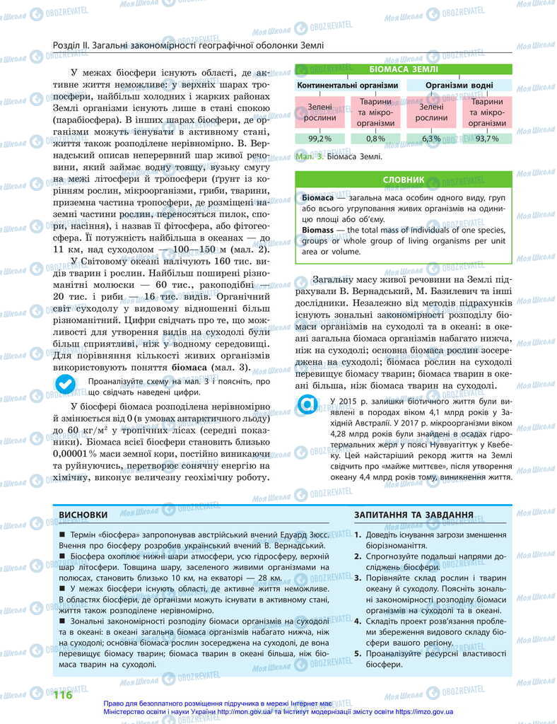 Підручники Географія 11 клас сторінка 116