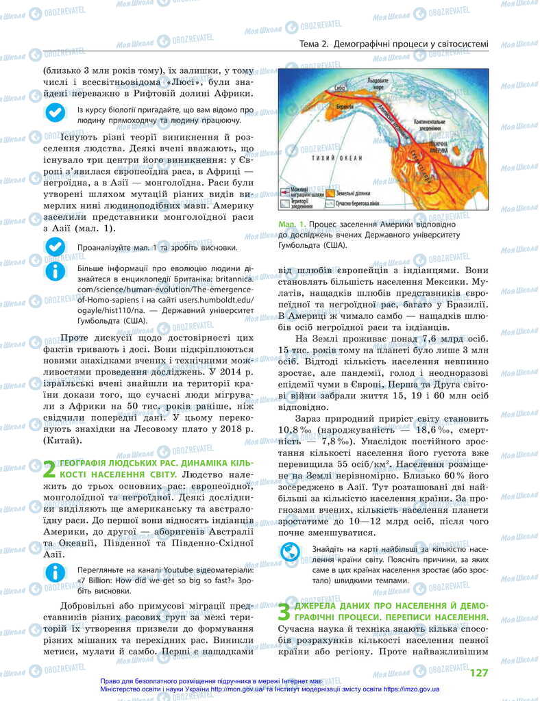 Підручники Географія 11 клас сторінка 127