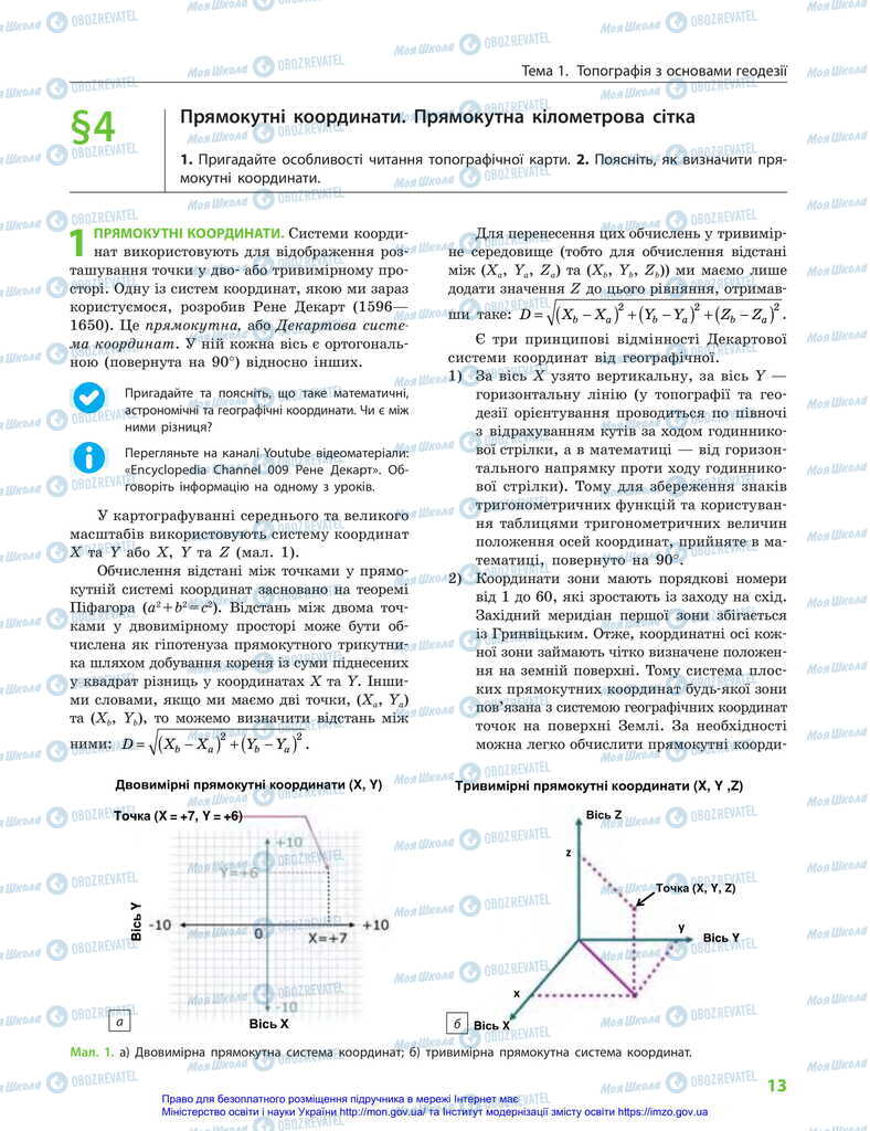 Підручники Географія 11 клас сторінка 13