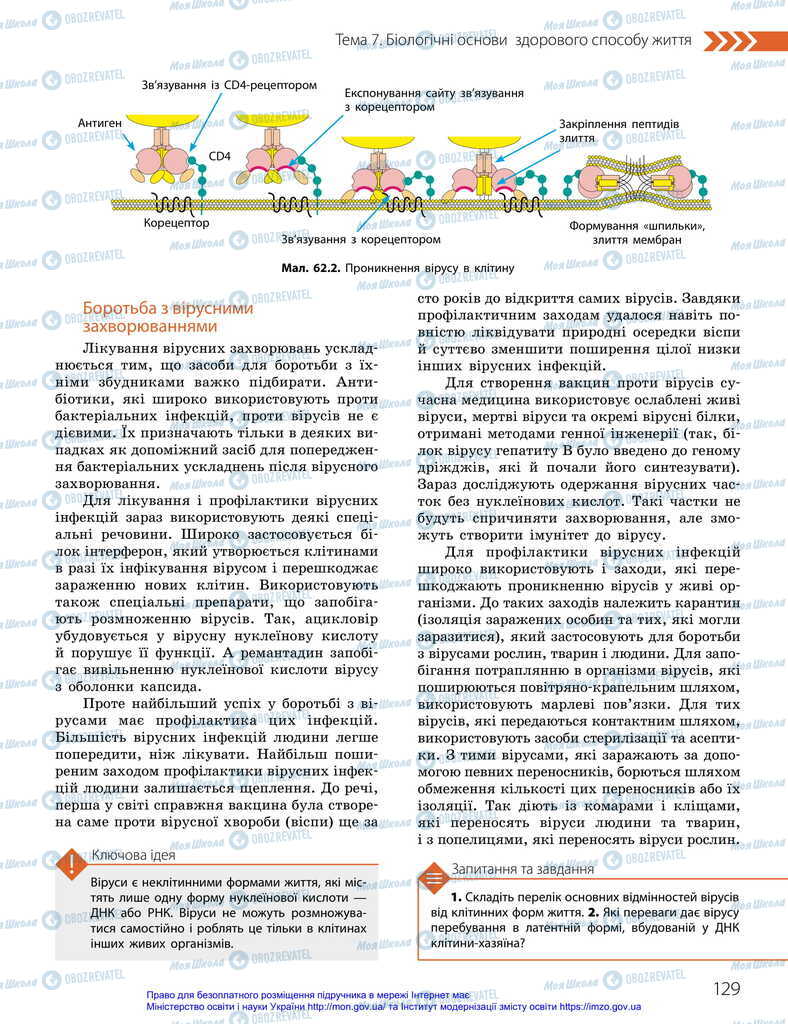 Учебники Биология 11 класс страница 129