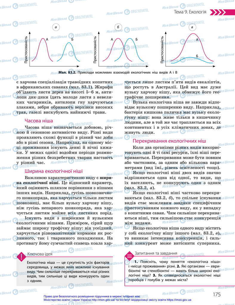 Учебники Биология 11 класс страница 175