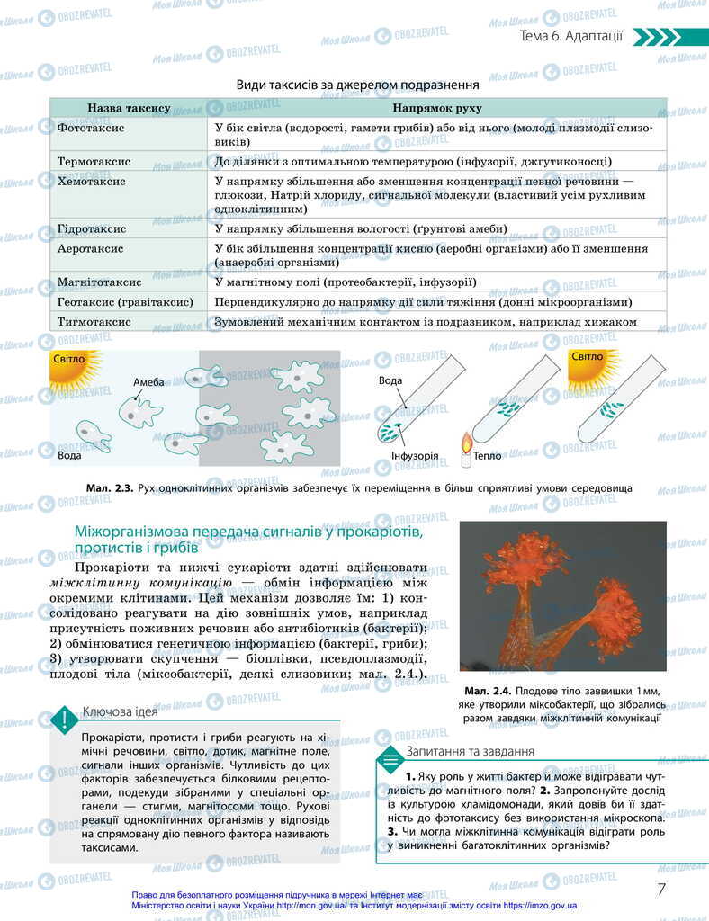 Учебники Биология 11 класс страница 7