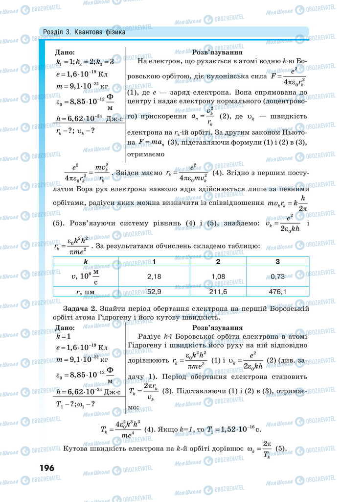 Учебники Физика 11 класс страница 196