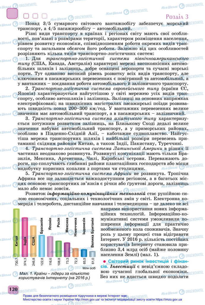 Учебники География 11 класс страница 120