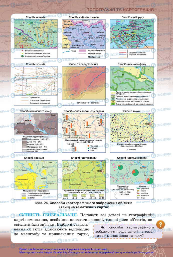Підручники Географія 11 клас сторінка 29