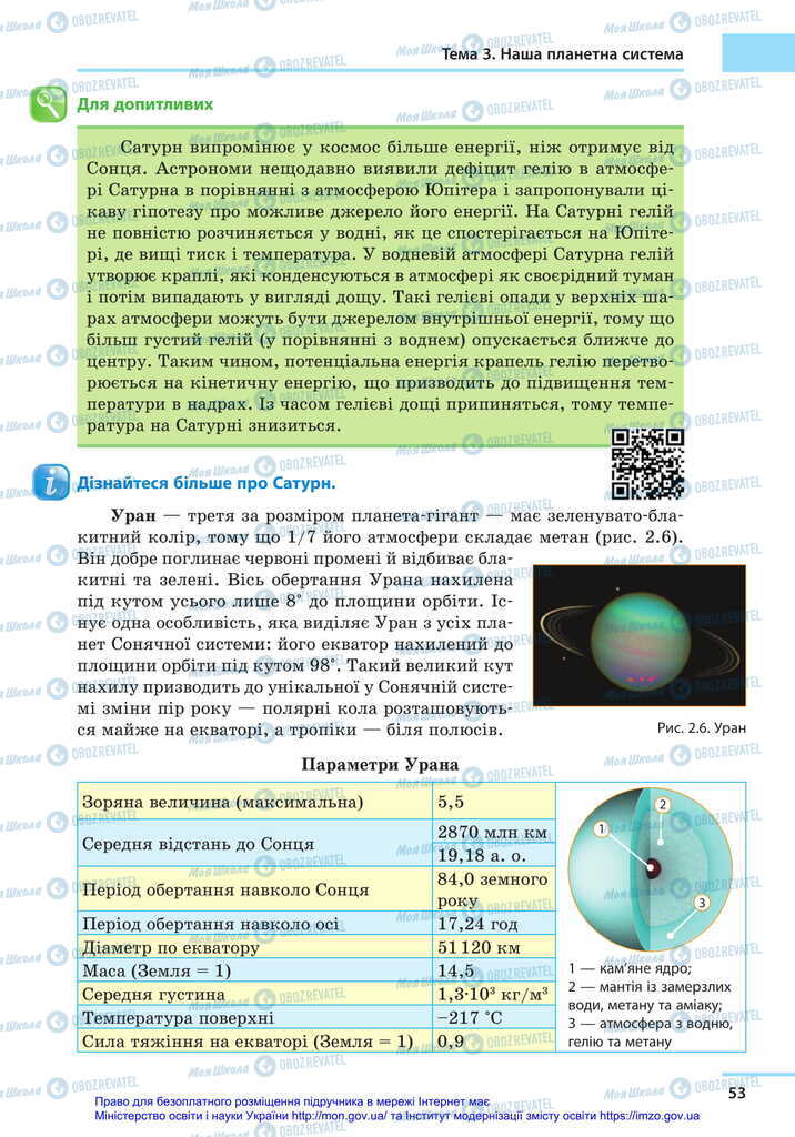 Учебники Астрономия 11 класс страница 53