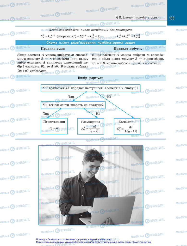 Підручники Алгебра 11 клас сторінка 133