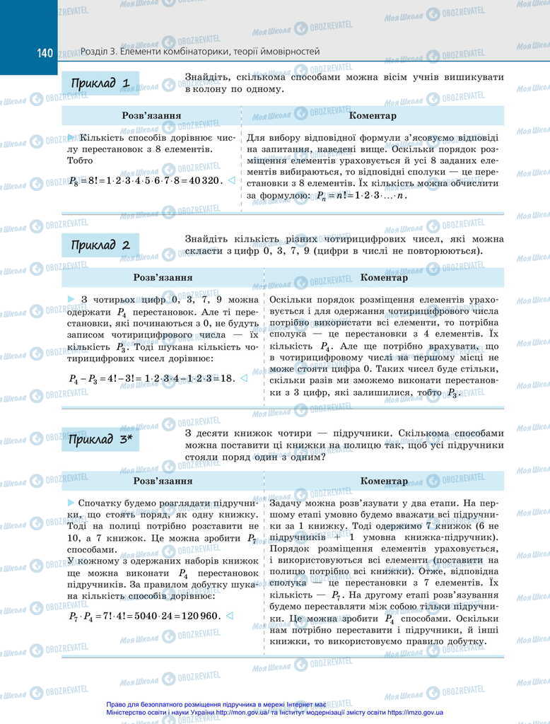 Підручники Алгебра 11 клас сторінка 140